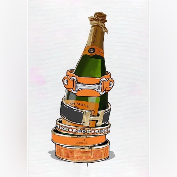 Café Au Lait & Chanel fashion & glam wall, art picture office home decor-~ - Picture 12 of 13